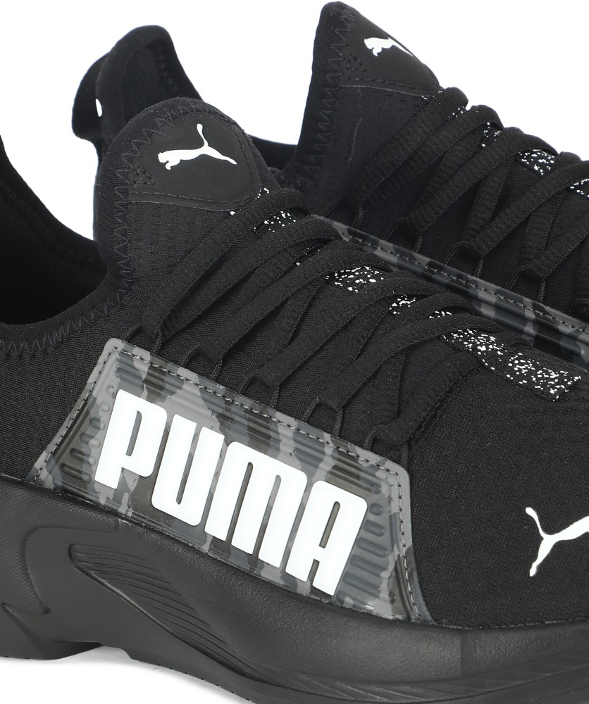 Puma black hot sale rubber shoes