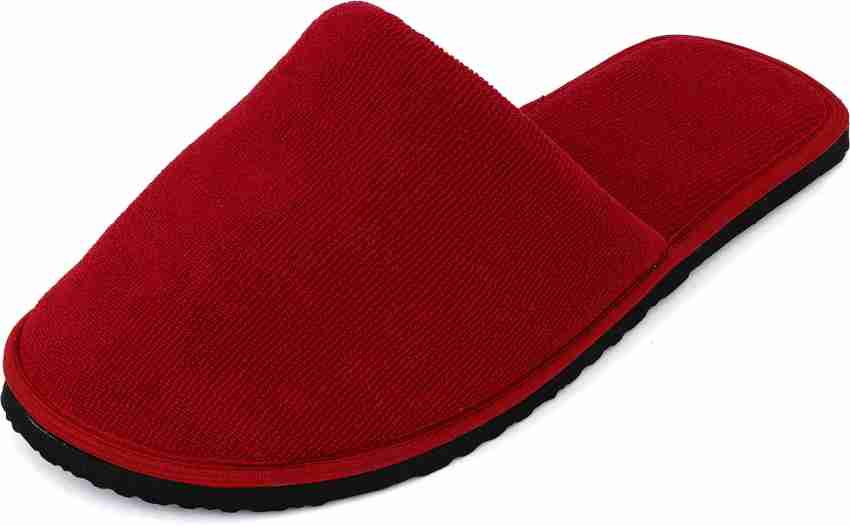 Red discount house slippers