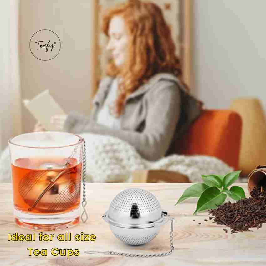 Glass Tea Cup with looseleaf Tea Infuser – Tea House Gallery