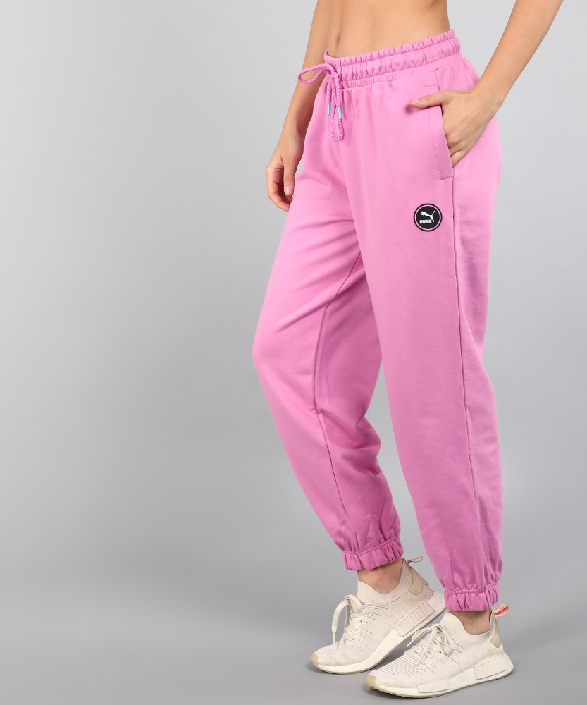 Puma joggers hotsell womens pink