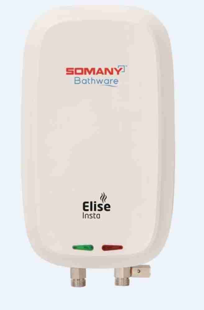SOMANY 3 L Instant Water Geyser (ELISE INSTA NEO 3000W Geyser Water Heater  with SS Inter Tank, White) Price in India - Buy SOMANY 3 L Instant Water  Geyser (ELISE INSTA NEO