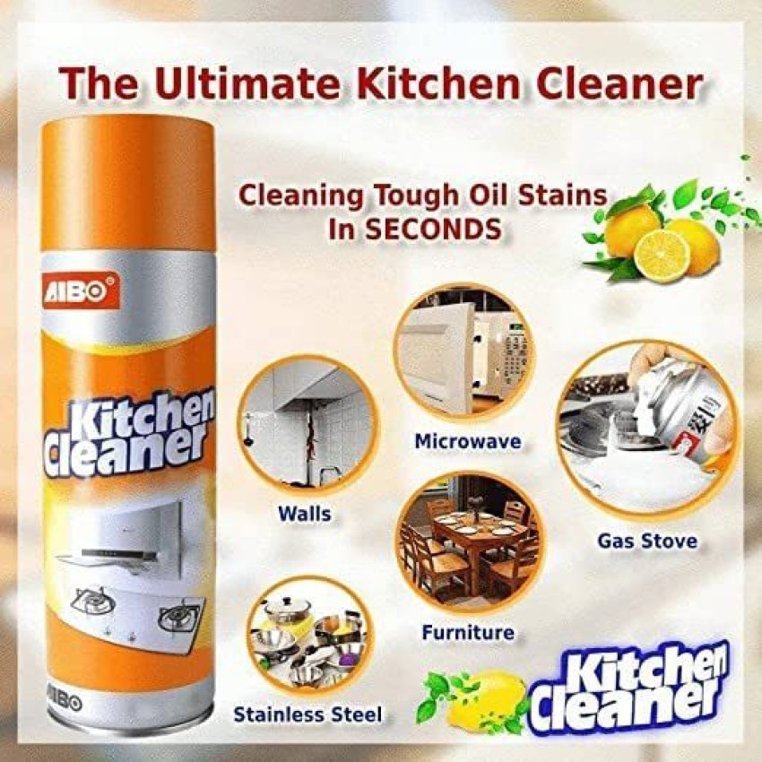 Multi-Purpose Foam Cleaner Kitchen Cleaner Spray Grease Stain  Remover/Removes Unwanted Stains 