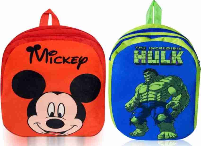 Flipkart Hriday Soft Quality Mickey Hulk Bag for kids