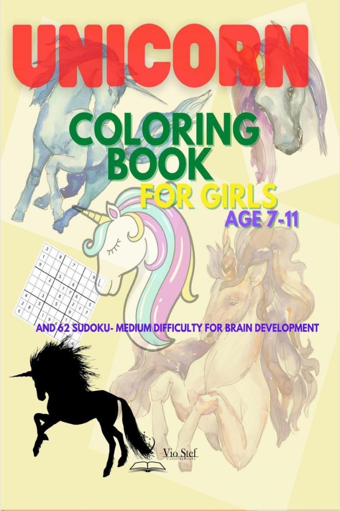 horse coloring book for kids ages 4-8: Horse Coloring Pages for Kids, 34  unique pictures, Perfect For Toddlers Ages 8-12 (Paperback)