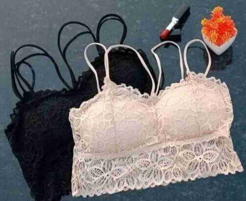 JanakArticles Lace Padded Bra Women Bralette Lightly Padded Bra - Buy  JanakArticles Lace Padded Bra Women Bralette Lightly Padded Bra Online at  Best Prices in India