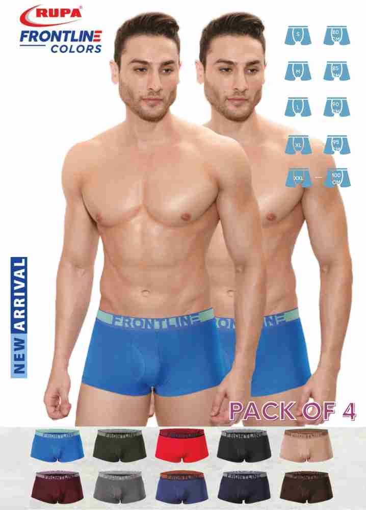 Buy Rupa Solid Briefs - Multi ,Pack Of 5 Online at Low Prices in India 