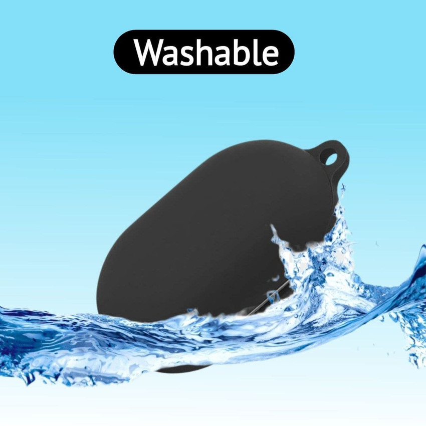 KHR Pouch for boAt Airdopes 171 Silicon Cover With Key Chain