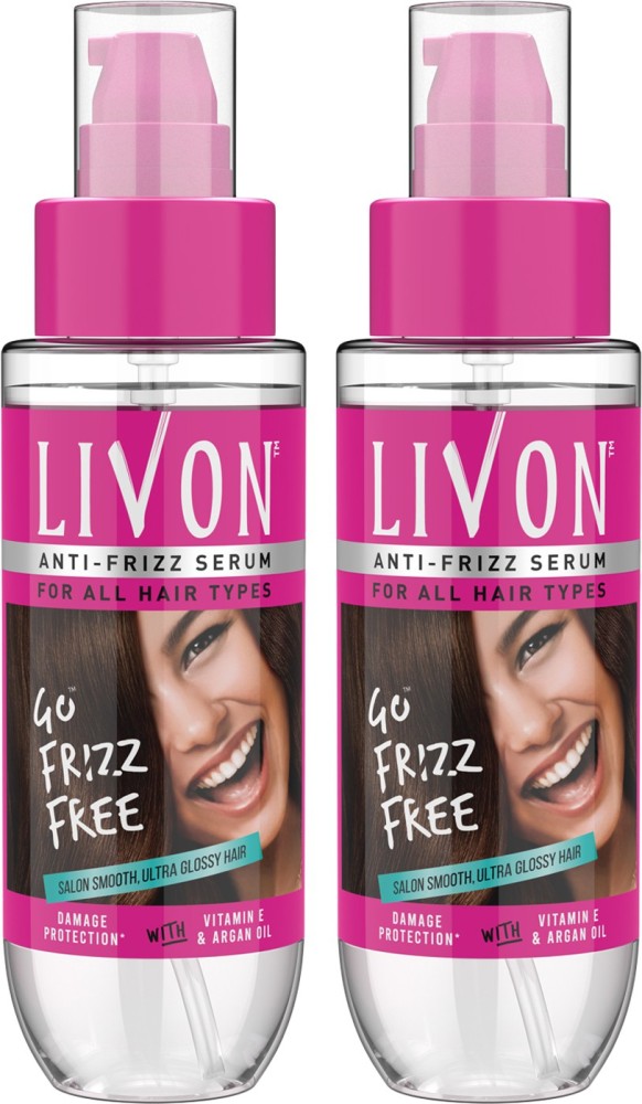 LIVON Hair Serum for Women Men All Hair Types for Smooth Frizz free Glossy Hair