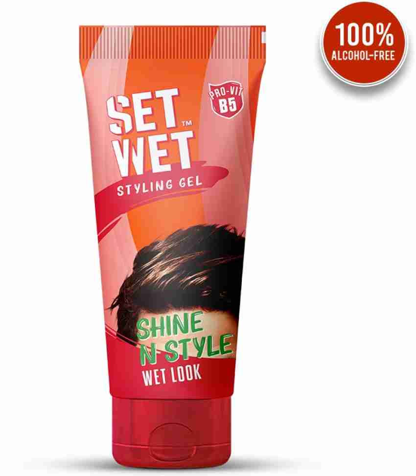 SET WET Styling Hair Gel for Men - Shine Everyday for Long Hair, Light Hold  & High Shine Hair Gel - Price in India, Buy SET WET Styling Hair Gel for  Men 