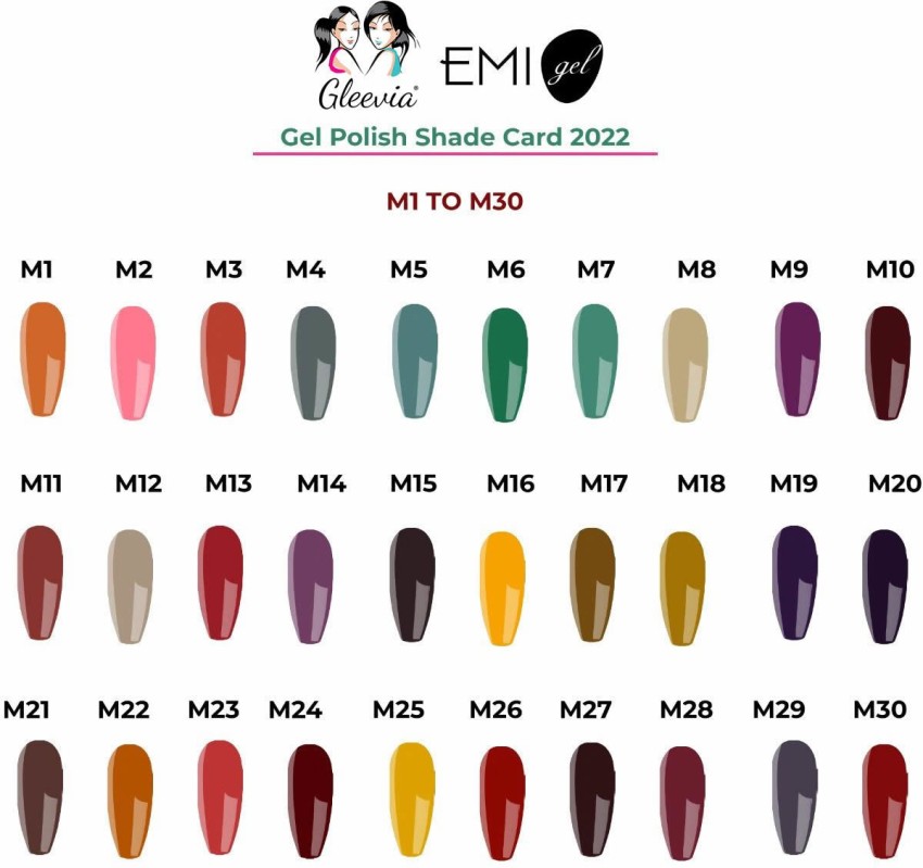 precious minerals gel polish (color #201-216) | enailcouture