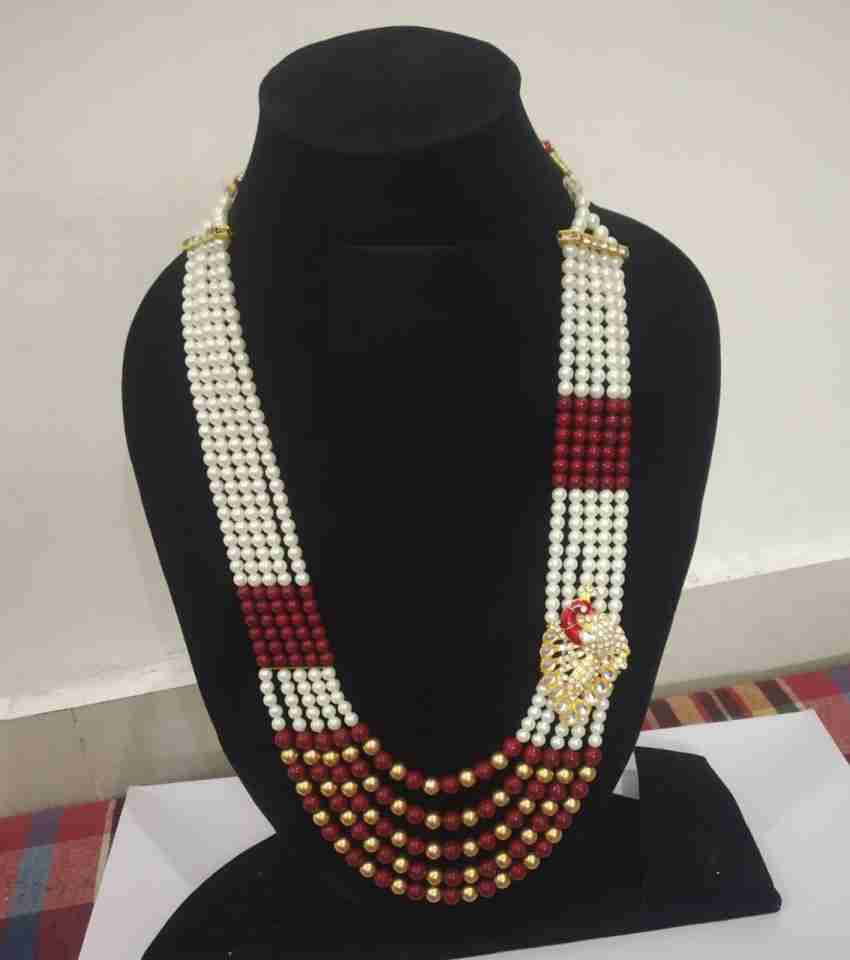 Dulha necklace store moti mala