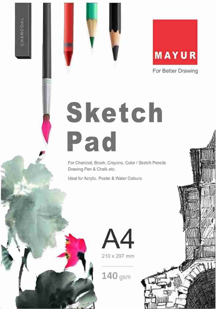 Sketch Book A3 For Drawing , Water Color , Poster Color , Acrylic