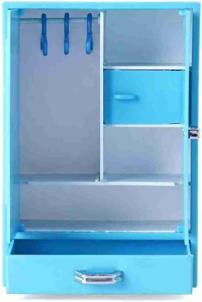 QBIC kids Pretend Play Miniature Wardrobe Drawer Cupboard Store