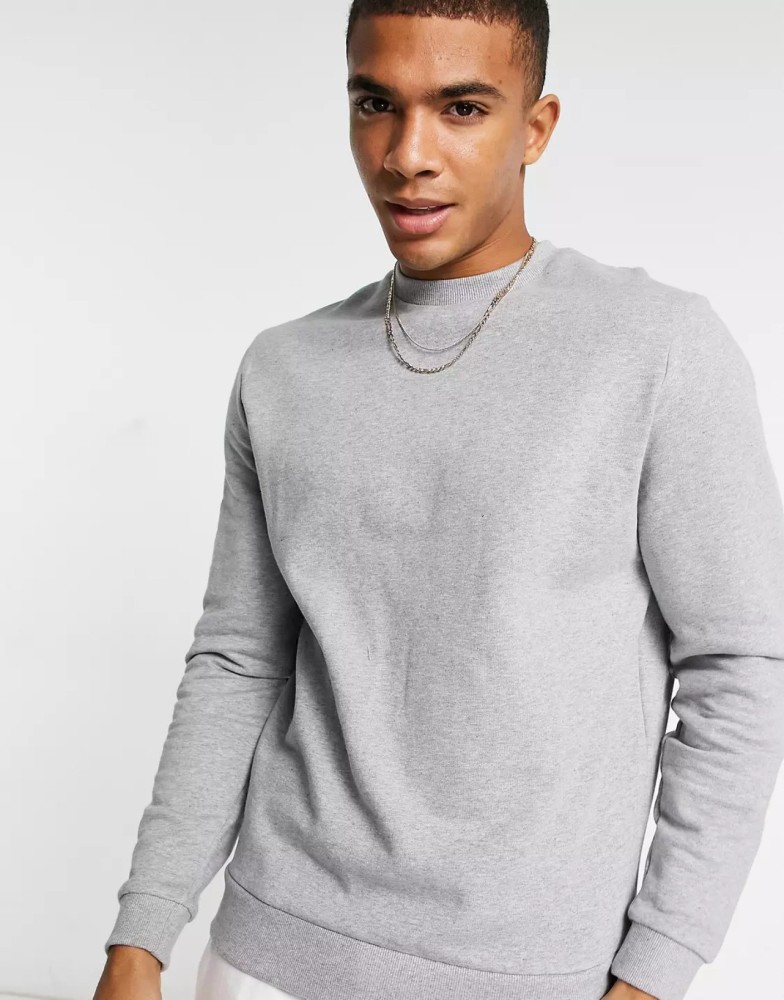 MOSAJC Full Sleeve Solid Men Sweatshirt Buy MOSAJC Full Sleeve