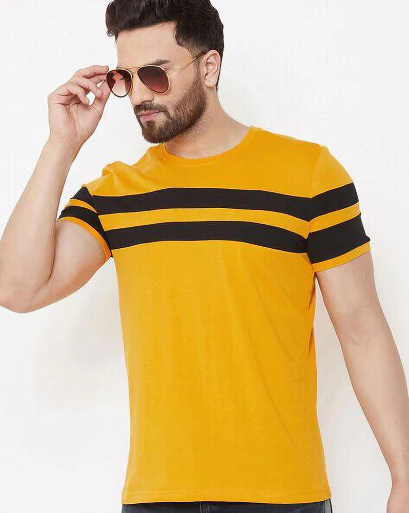 MALMO CLOTHING Colorblock Men Round Neck Yellow T Shirt Buy MALMO CLOTHING Colorblock Men Round Neck Yellow T Shirt Online at Best Prices in India Flipkart