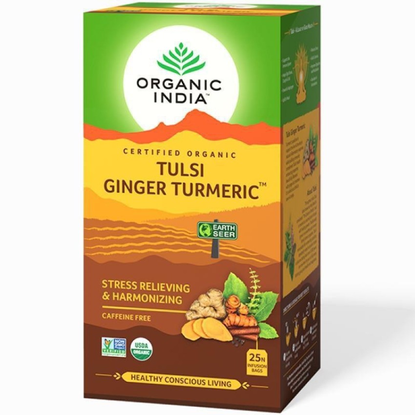 Sweet Ginger Citrus Turmeric Vitality Tea  Yogi Tea