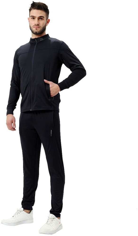 Nike black polyester outlet lycra tracksuit