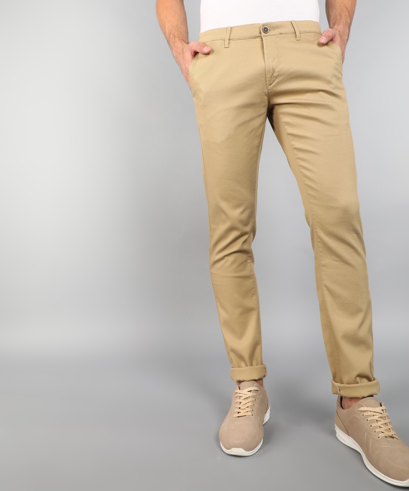 Mens Regular Fit Ankle Length Formal Khaki Trouser For Office at Best Price  in Indore  Kothari Dresses