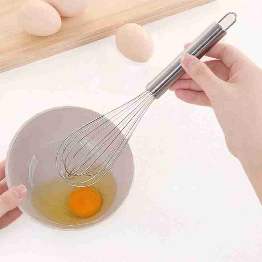 KitchenFest Hand Held Stainless Steel Whisk Manual Stirring