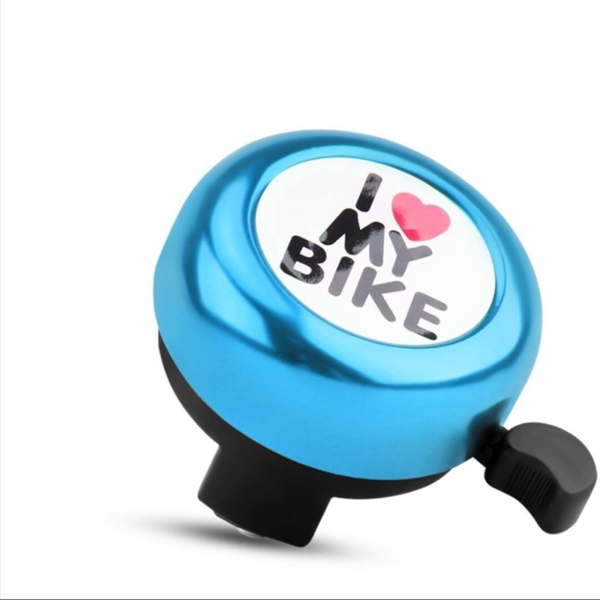 RESHNE Bicycle Bell I Love My Bike Printed Clear Sound Cute Bike