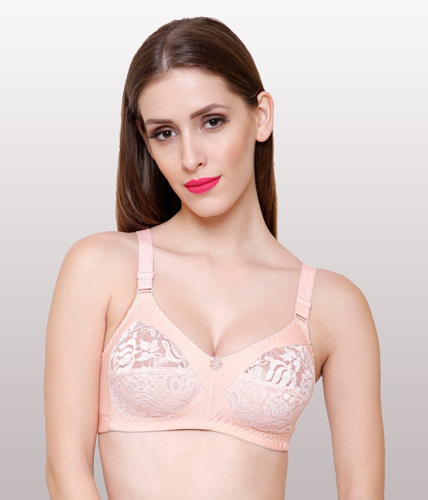 BRABRA Women Full Coverage Non Padded Bra (Pitch) Women Everyday Non Padded  Bra - Buy BRABRA Women Full Coverage Non Padded Bra (Pitch) Women Everyday Non  Padded Bra Online at Best Prices