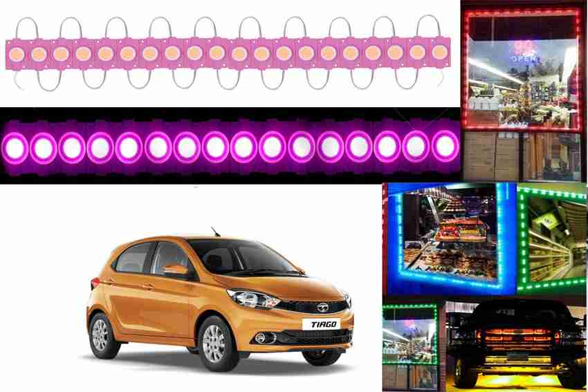 SHOP4U Waterproof Pink LED Ultra Bright Module Lights for Tata