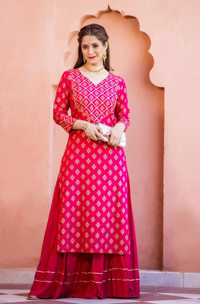 JAIPUR VASTRA Women Kurta Skirt Set - Buy JAIPUR VASTRA Women Kurta Skirt  Set Online at Best Prices in India | Flipkart.com