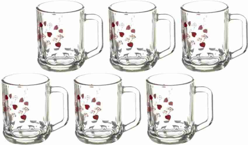 6 Glass Soogo Printed Drinking Glassware Set, For Kitchen