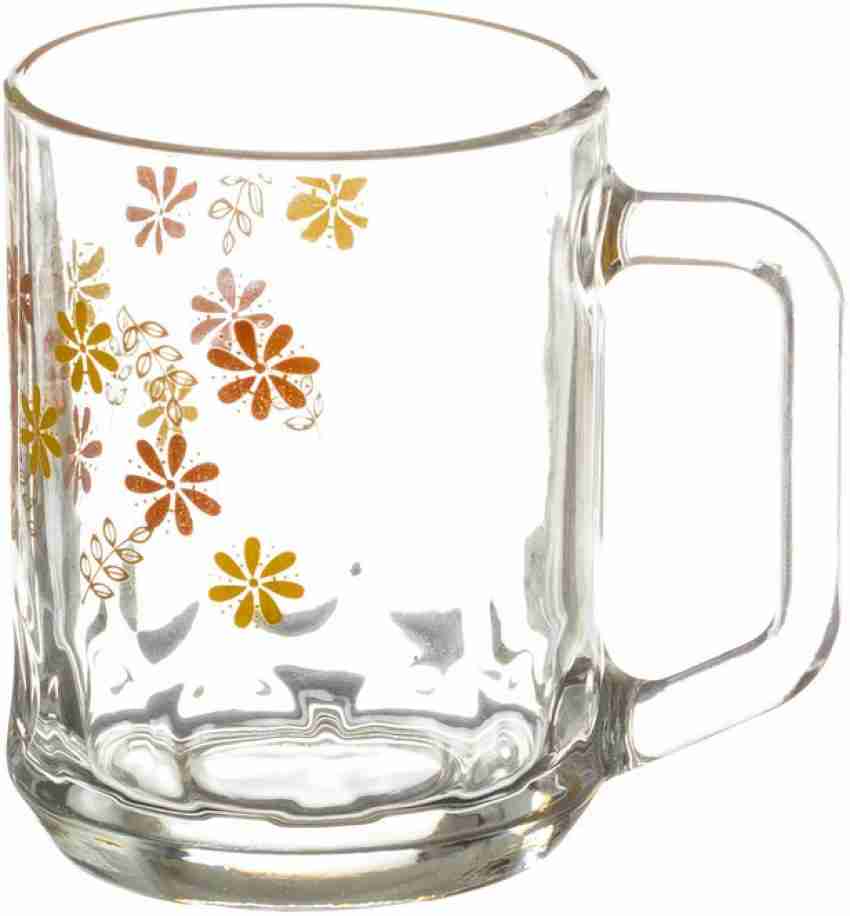 6 Glass Soogo Printed Drinking Glassware Set, For Kitchen