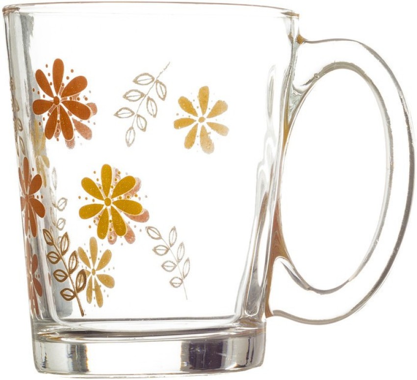 6 Glass Soogo Printed Drinking Glassware Set, For Kitchen