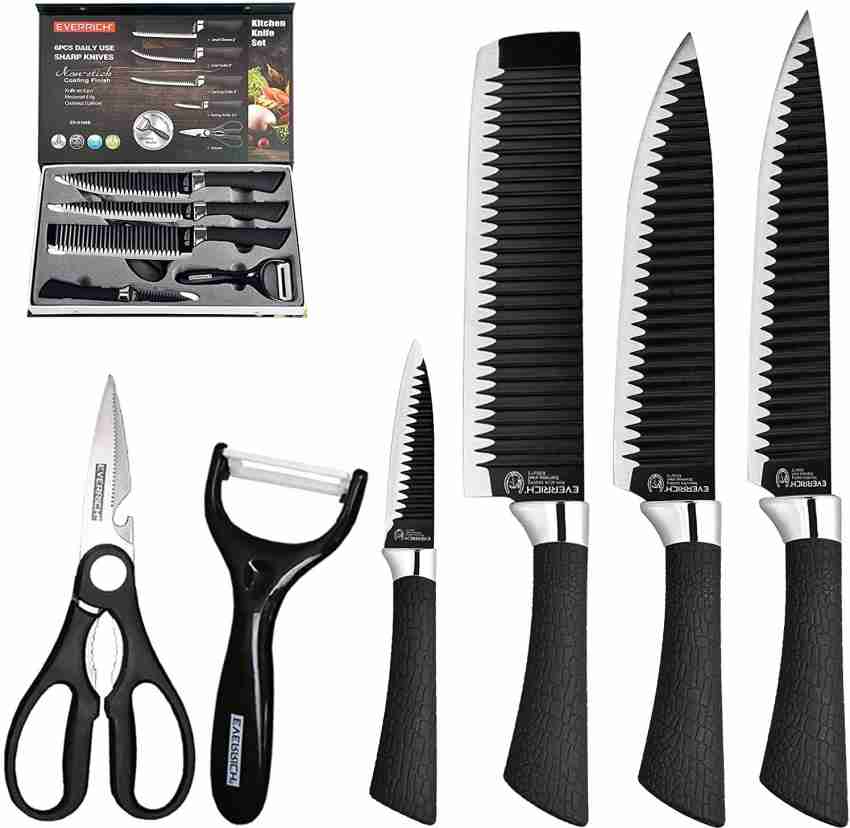 EVERRICH Stainless Steel Forged Kitchen Knives Set Gift Case – jamillyec