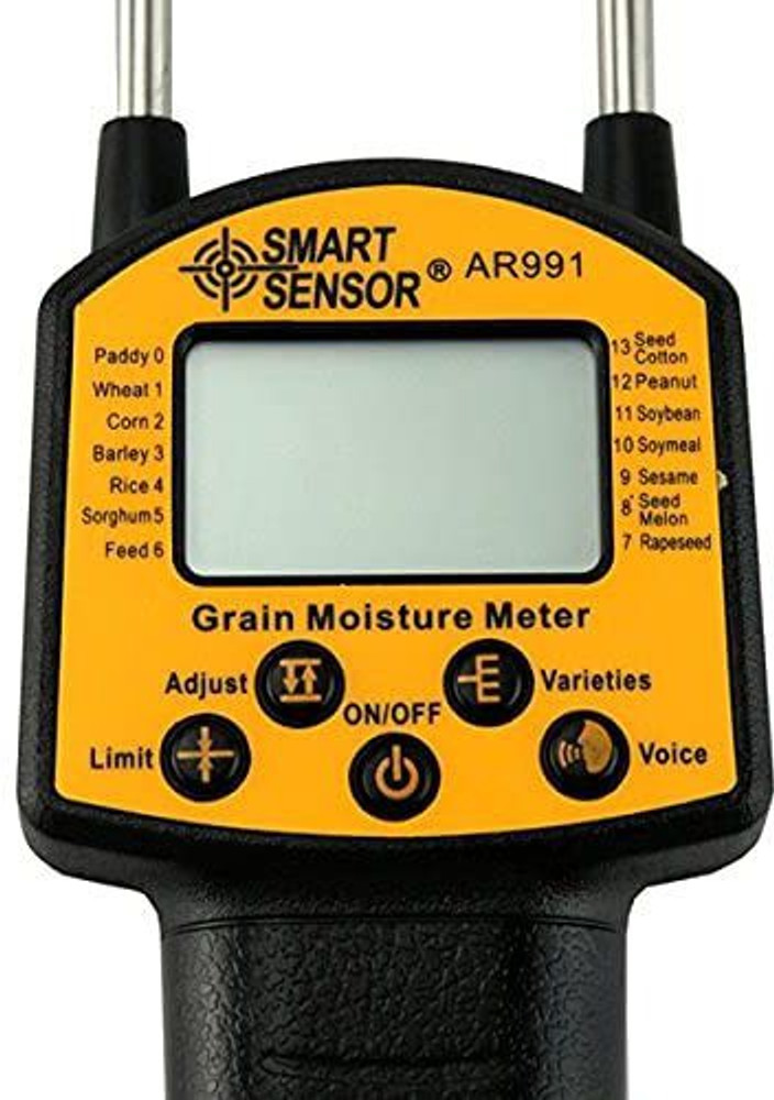Wheat moisture meter top