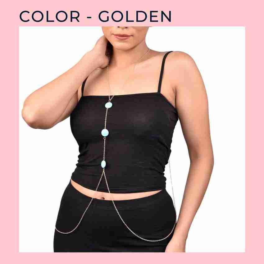FEMNMAS Bra Body Chain For Party Gold-plated Plated Alloy Chain Price in  India - Buy FEMNMAS Bra Body Chain For Party Gold-plated Plated Alloy Chain  Online at Best Prices in India