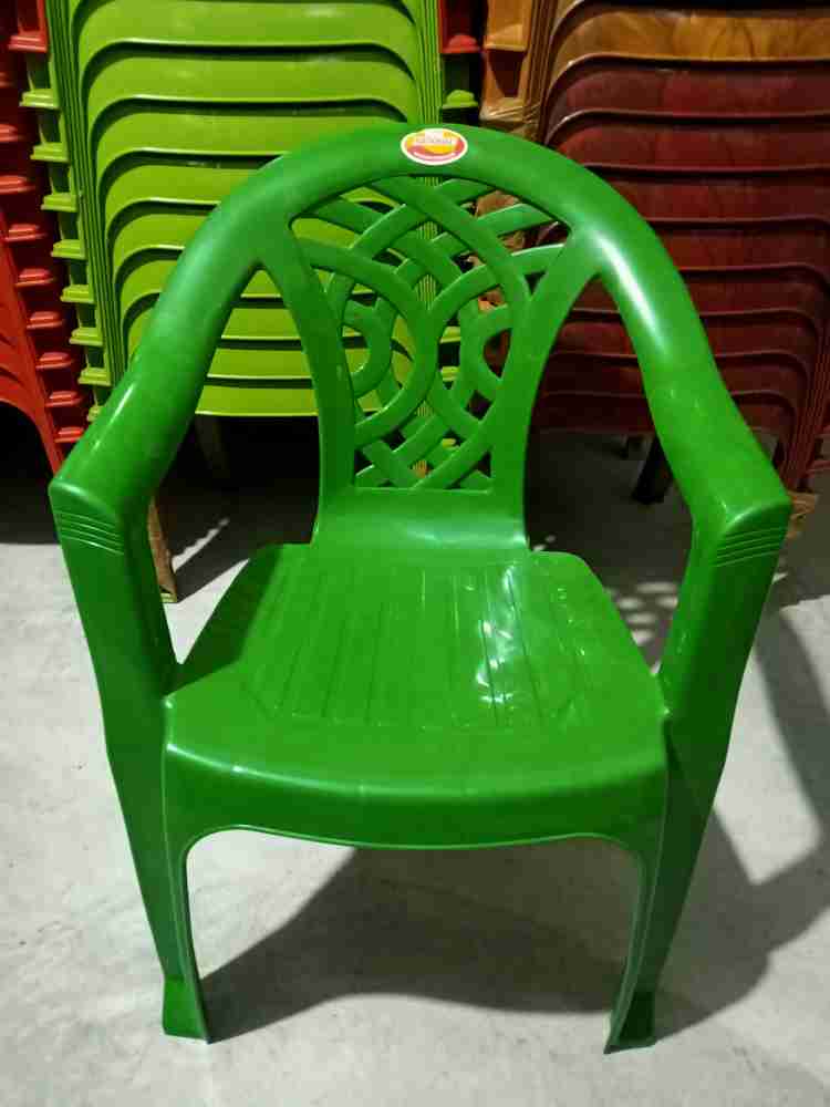 Green plastic garden cheap chairs b and q