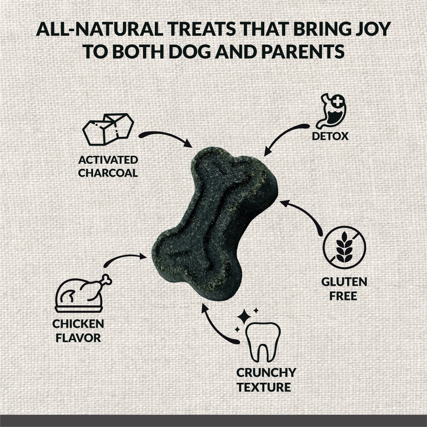 Activated charcoal 2025 dog treats