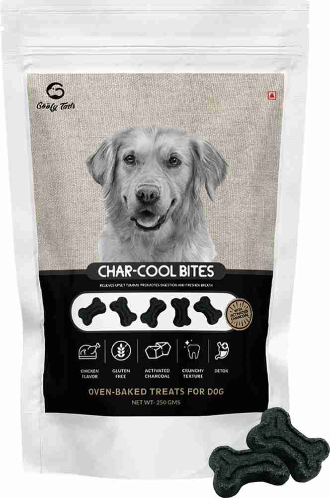 Grain free charcoal dog treats top