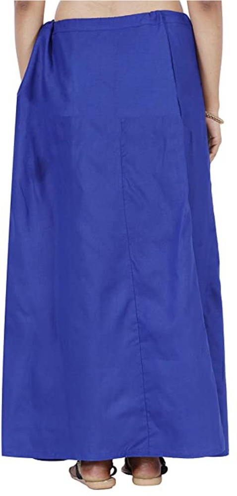gosulbra fashion Saree Petticoat ( Waist-40 inch, Length-37 inch) Peacock  Blue Cotton Blend Petticoat Price in India - Buy gosulbra fashion Saree  Petticoat ( Waist-40 inch, Length-37 inch) Peacock Blue Cotton Blend