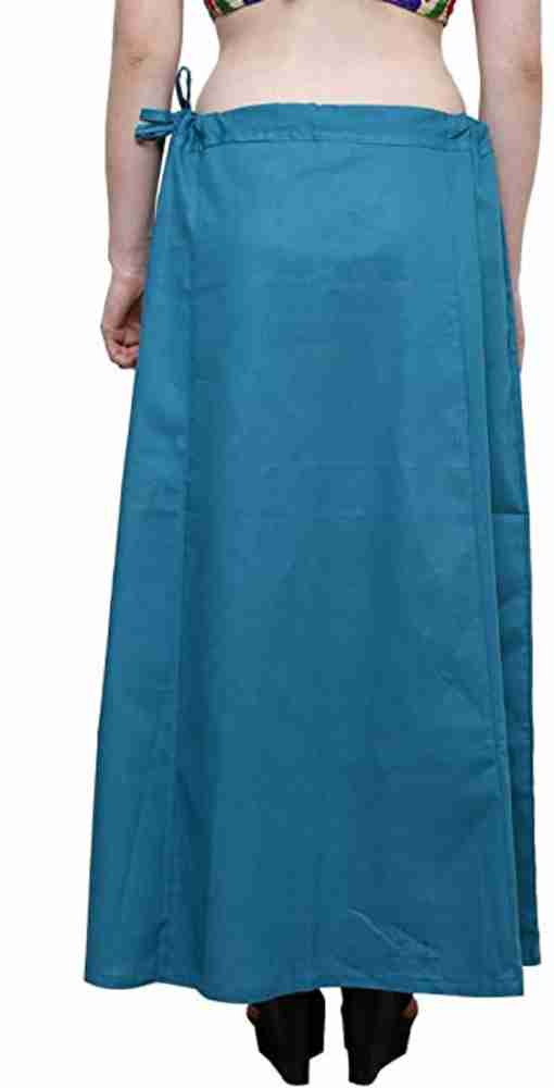 gosulbra fashion Saree Petticoat ( Waist-40 inch, Length-37 inch) Torque  Blue Cotton Blend Petticoat Price in India - Buy gosulbra fashion Saree  Petticoat ( Waist-40 inch, Length-37 inch) Torque Blue Cotton Blend