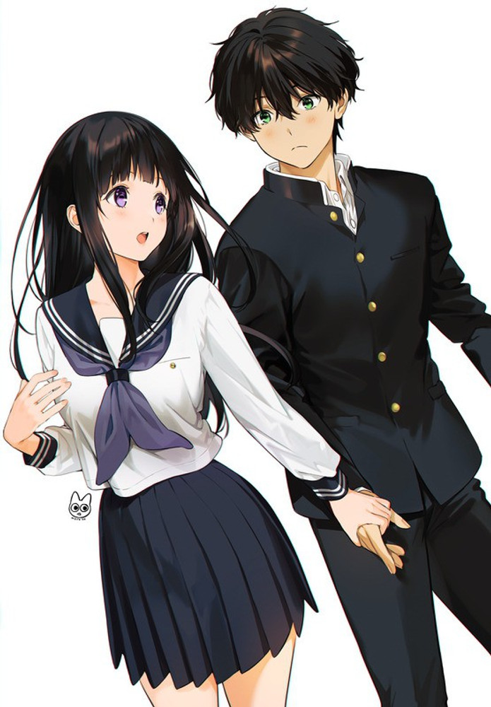 Hyouka Anime Girls Anime Boys 2D Short Hair Hd Wallpaper ThumbMatte Finish  Poster Paper Print - Animation & Cartoons posters in India - Buy art, film,  design, movie, music, nature and educational