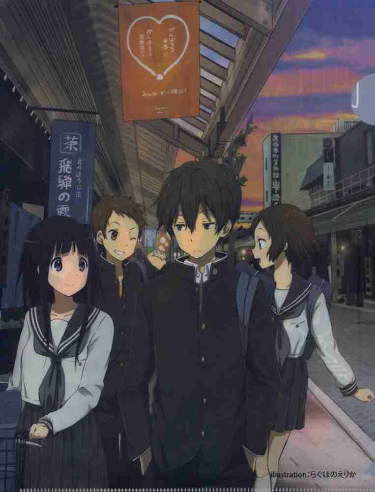 Hyouka Anime Girls Anime Boys 2D Short Hair Hd Wallpaper ThumbMatte Finish  Poster Paper Print - Animation & Cartoons posters in India - Buy art, film,  design, movie, music, nature and educational