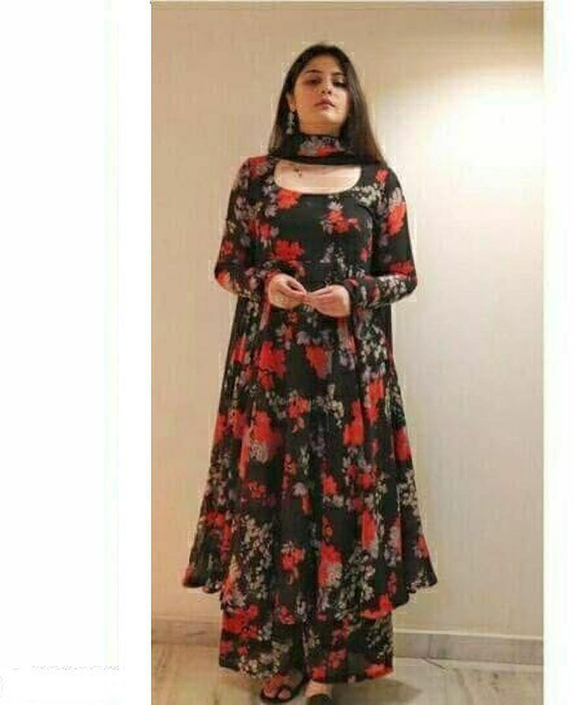 Flower print plazo suit store