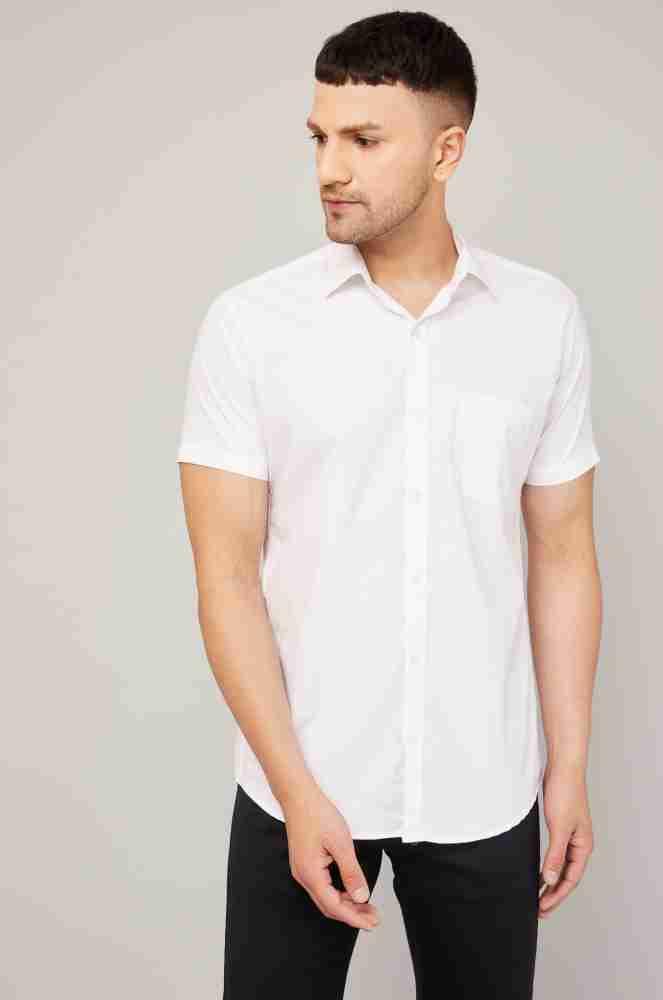 White shirt discount for men half