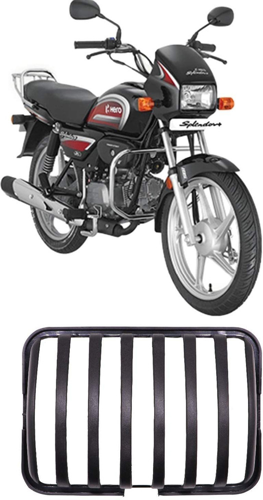 S P ENTERPRISES Plastic Combo Headlight Grill Hero Splendor pro