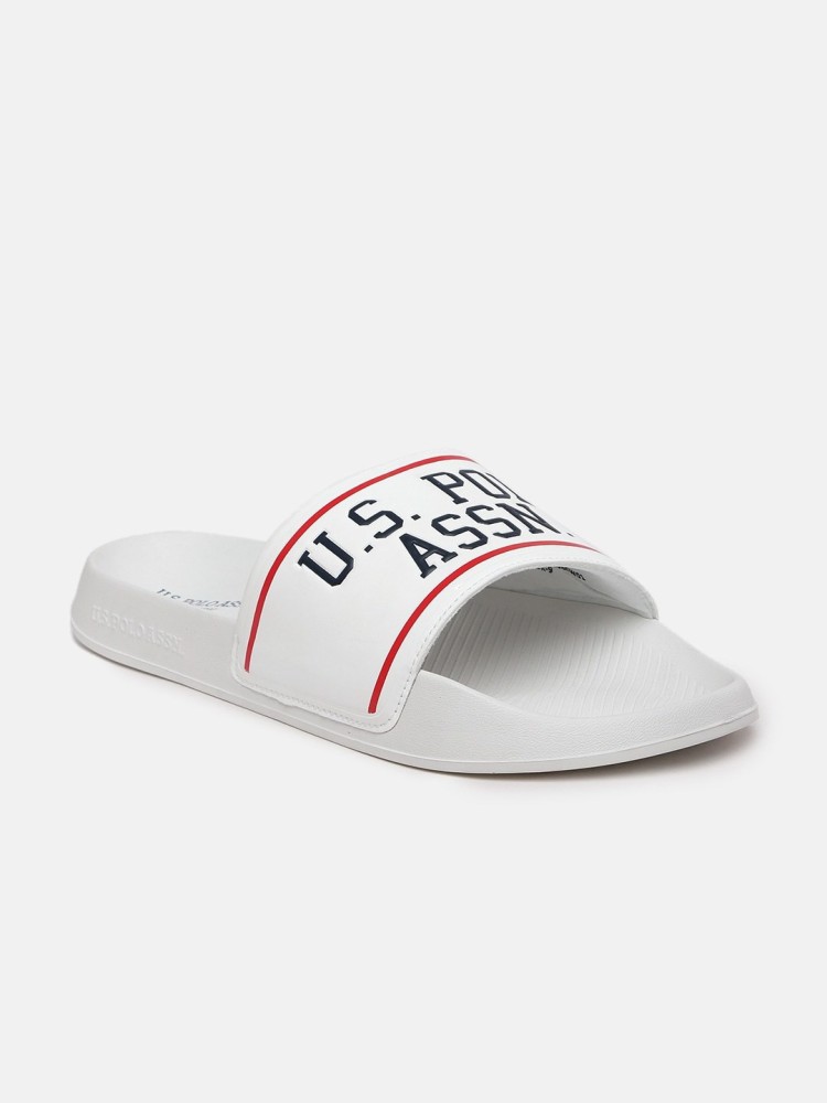 White discount polo slides