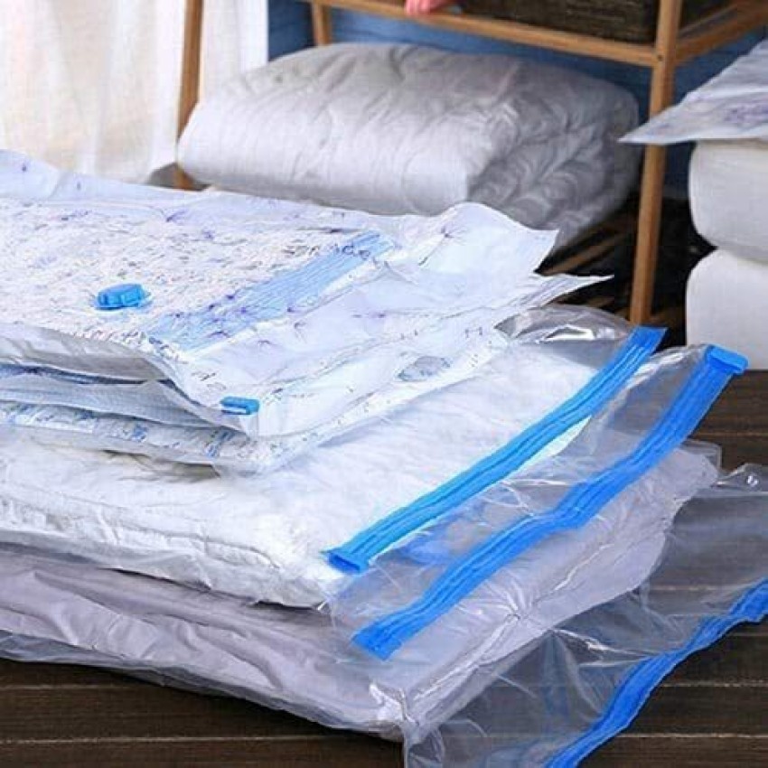 Adhunyk Vacuum Storage Bags for Clothes, Blankets, and Bedding - Space-Saving  Travel Storage Vacuum Bags Price in India - Buy Adhunyk Vacuum Storage Bags  for Clothes, Blankets, and Bedding - Space-Saving Travel