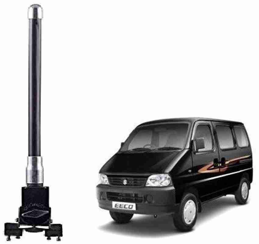 A2D 2 Way Adjustable Car Bonnet VIP Decorative Antenna Black for