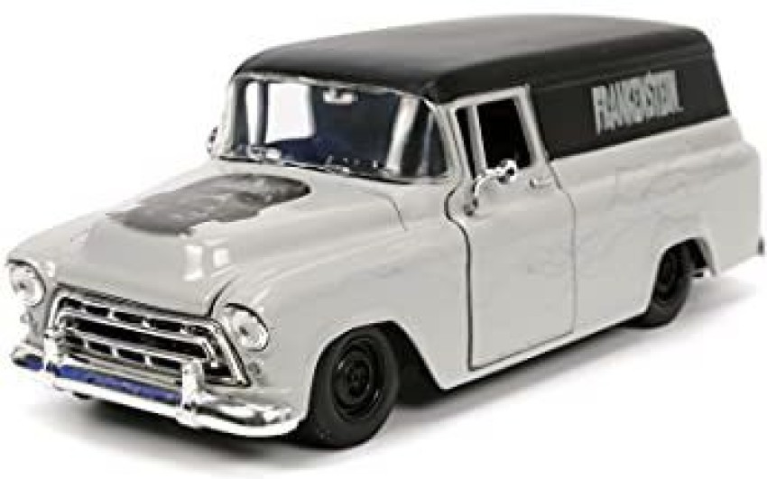 Jada 253255032 Frankenstein 1957 Chevy Suburban 1:24, Gray