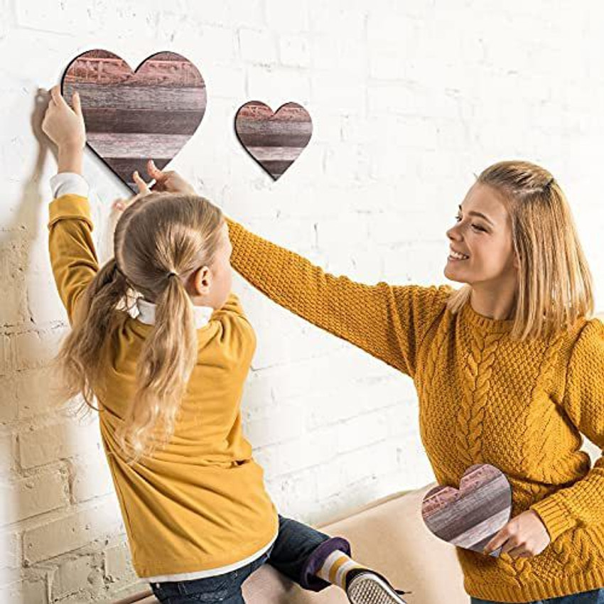 Heart shaped cheap wood pieces