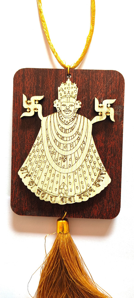 THE RPM HUB Car Hanging wooden Ornament Khatu Shyam Pack of 1