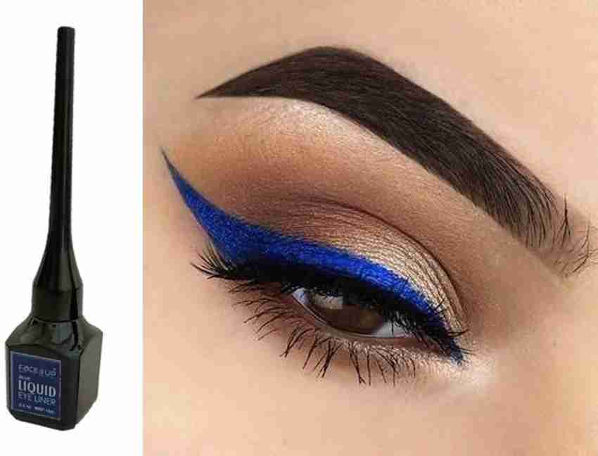 FACE UP Blue Liquid Eyeliner Waterproof And Smudge Proof 4.5 ml